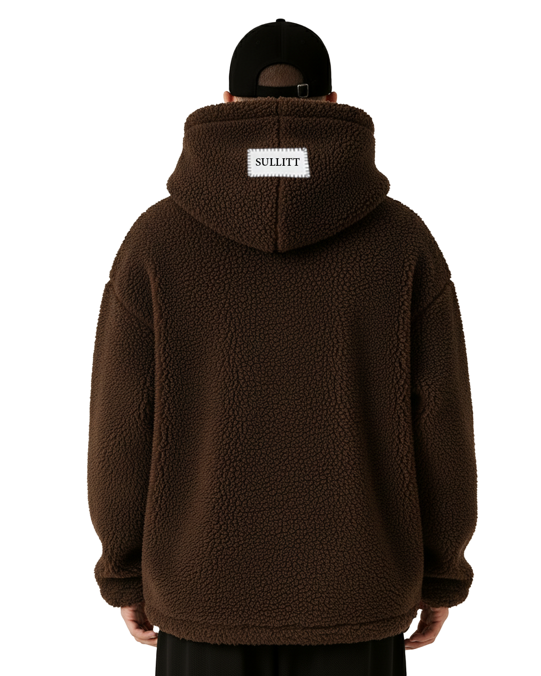 Sherpa Brown Furr oversized hoodie