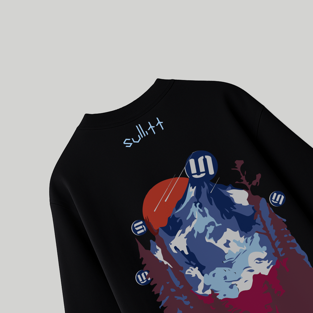 BLACK MOUNTAIN OVERSIZED T - SHIRT - SULLITT