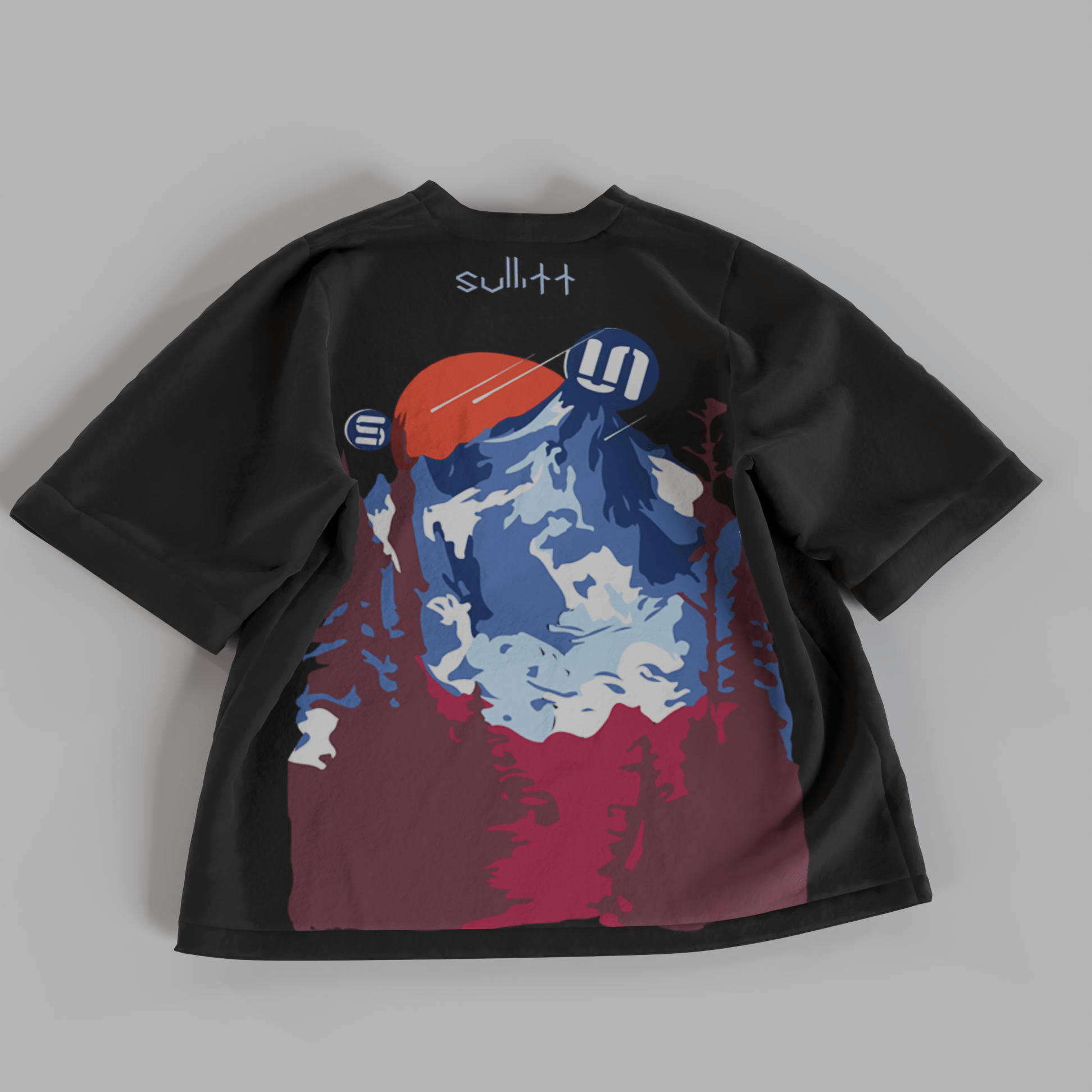 BLACK MOUNTAIN OVERSIZED T - SHIRT - SULLITT