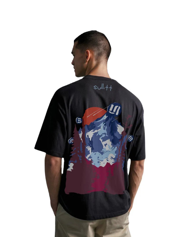 DAWNING MOUNTAIN OVERSIZED T - SHIRT - SULLITT