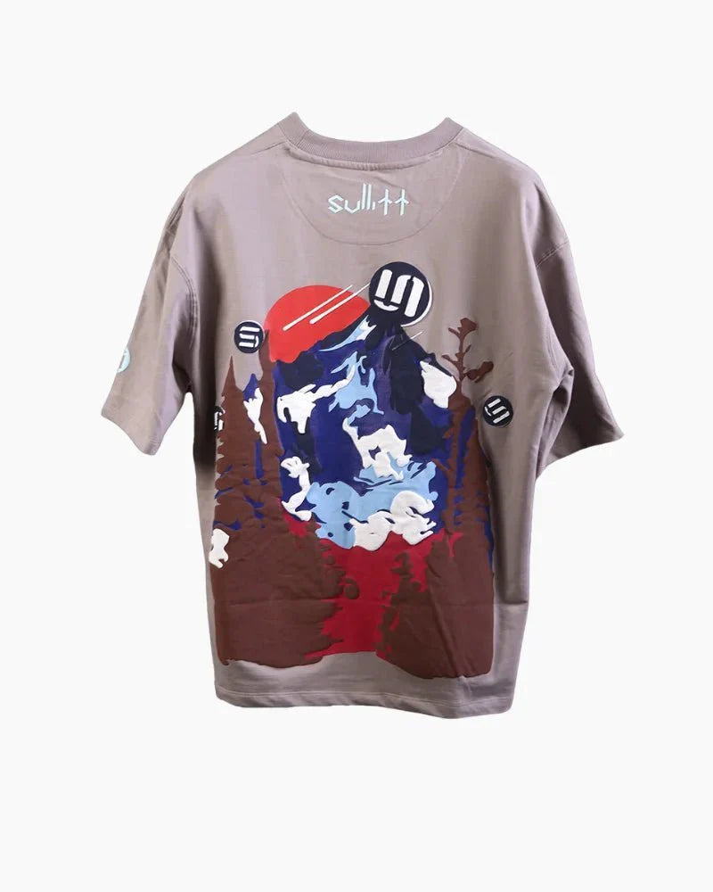 DAWNING MOUNTAIN OVERSIZED T - SHIRT - SULLITT