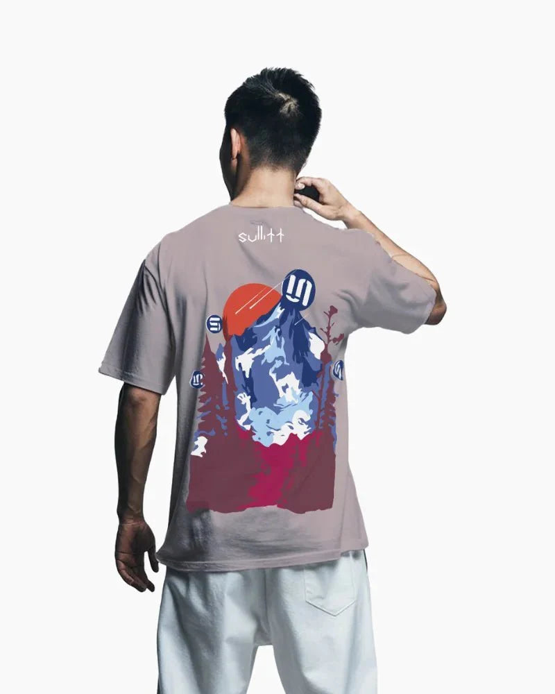 DAWNING MOUNTAIN OVERSIZED T - SHIRT - SULLITT