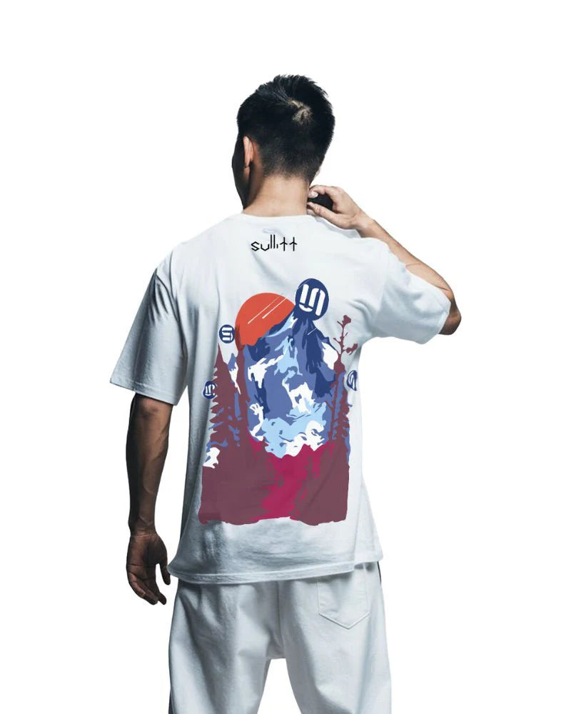 DAWNING MOUNTAIN OVERSIZED T - SHIRT - SULLITT