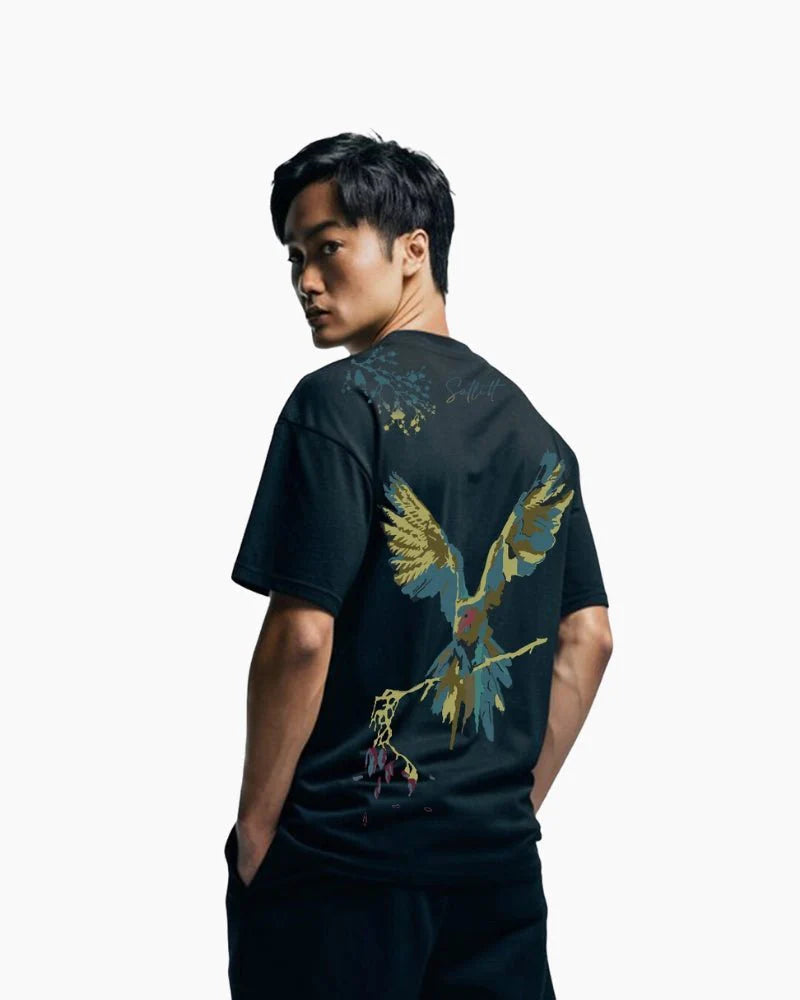 VIVIDLY PARROT OVRSIZED T - SHIRT - SULLITT