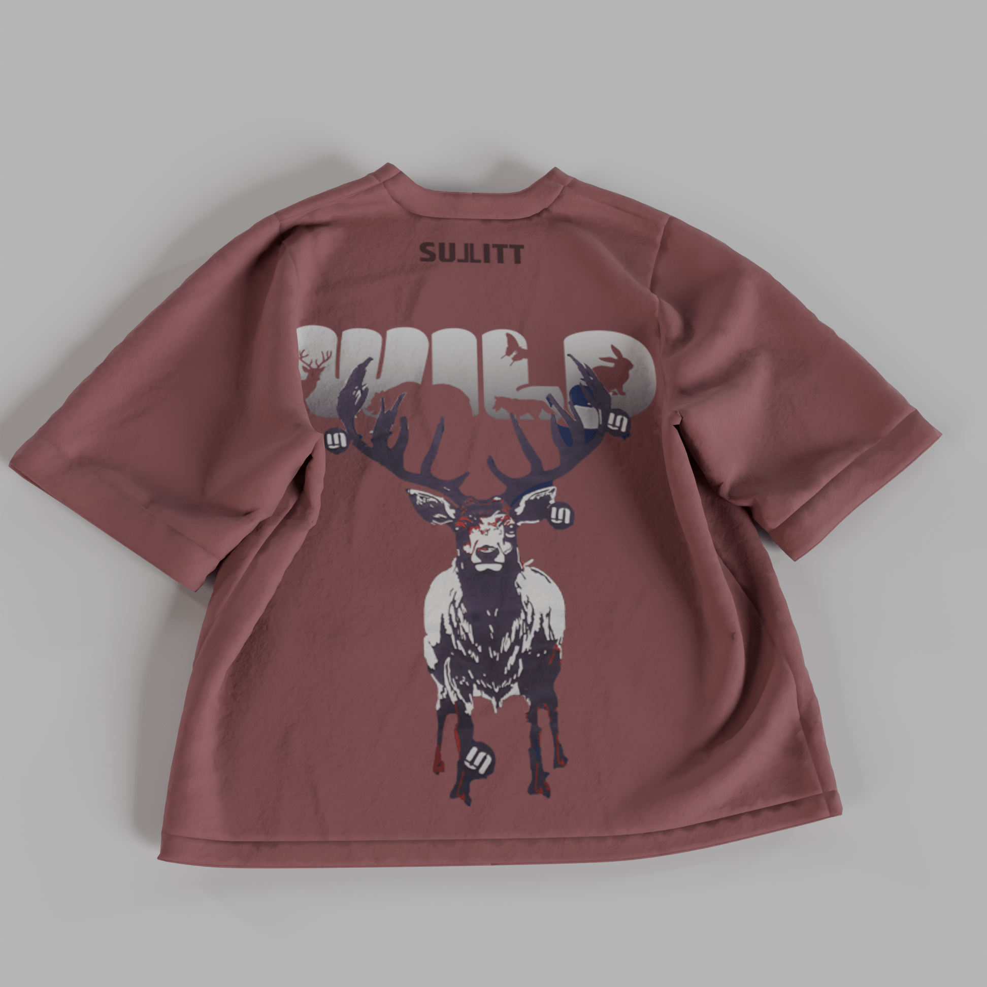 WILD DEER ONION OVERSIZED T - SHIRT - SULLITT