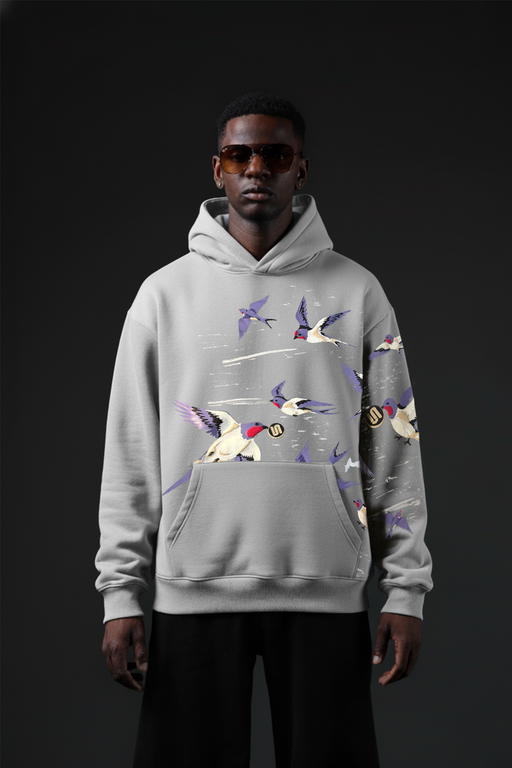 RISE ABOVE GREYWINGS HOODIE