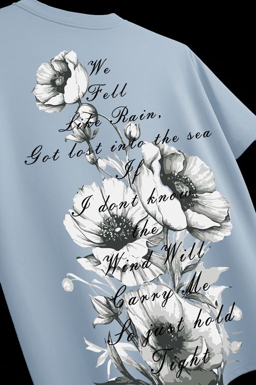 Blue Blossom Rain Flower Tee
