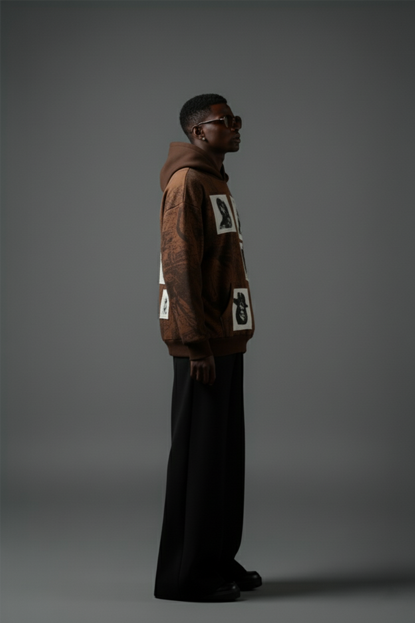 Urban Roast Brown AOP Hoodie