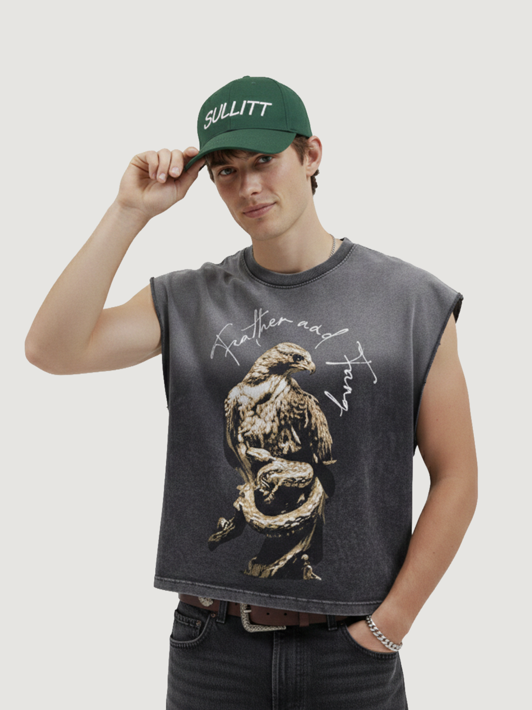 Death Scavenger Acid Wash Tank Top