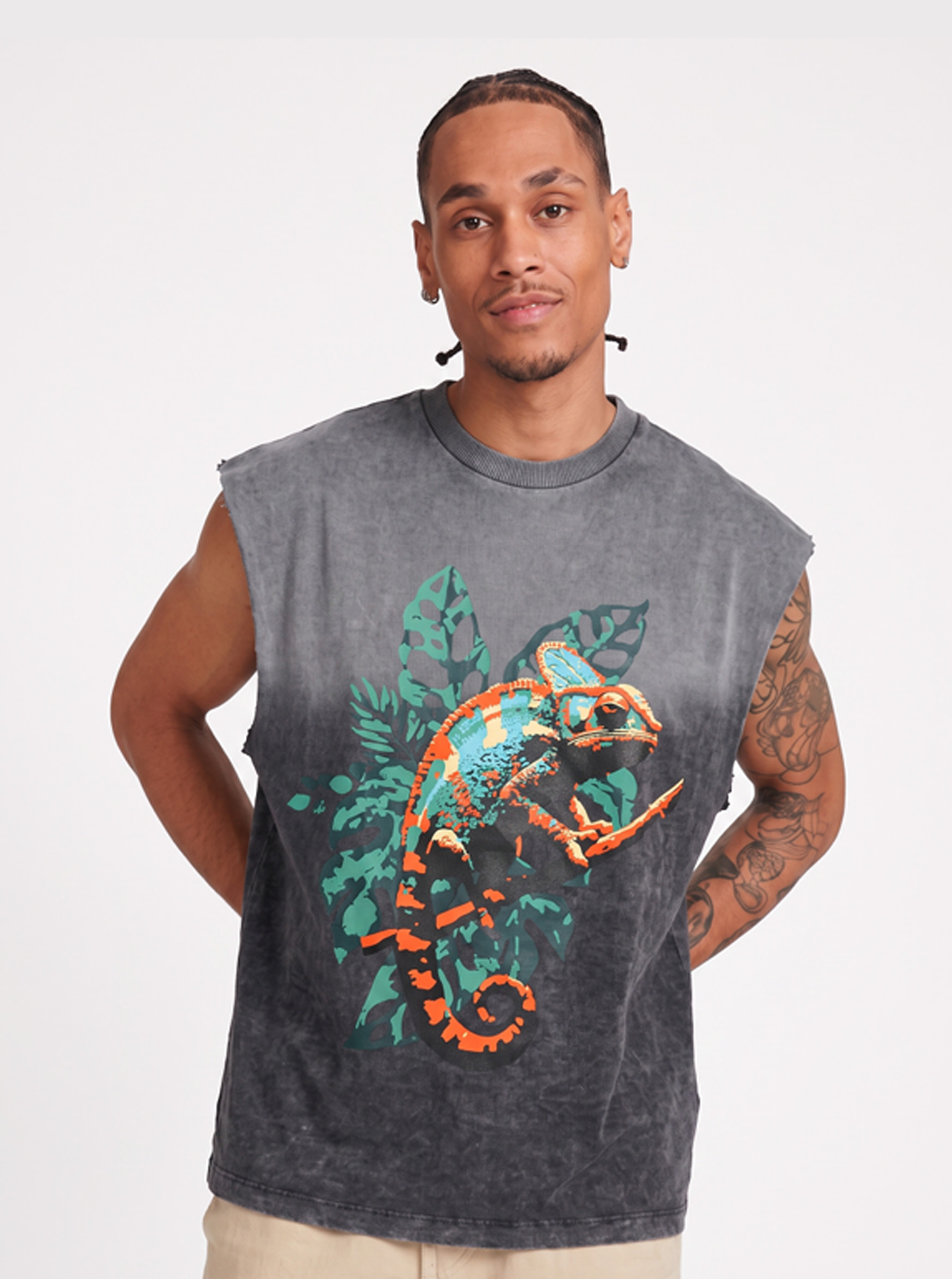 Neon Tropic Chameleon Tank