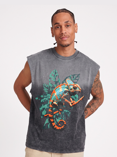 Neon Tropic Chameleon Tank