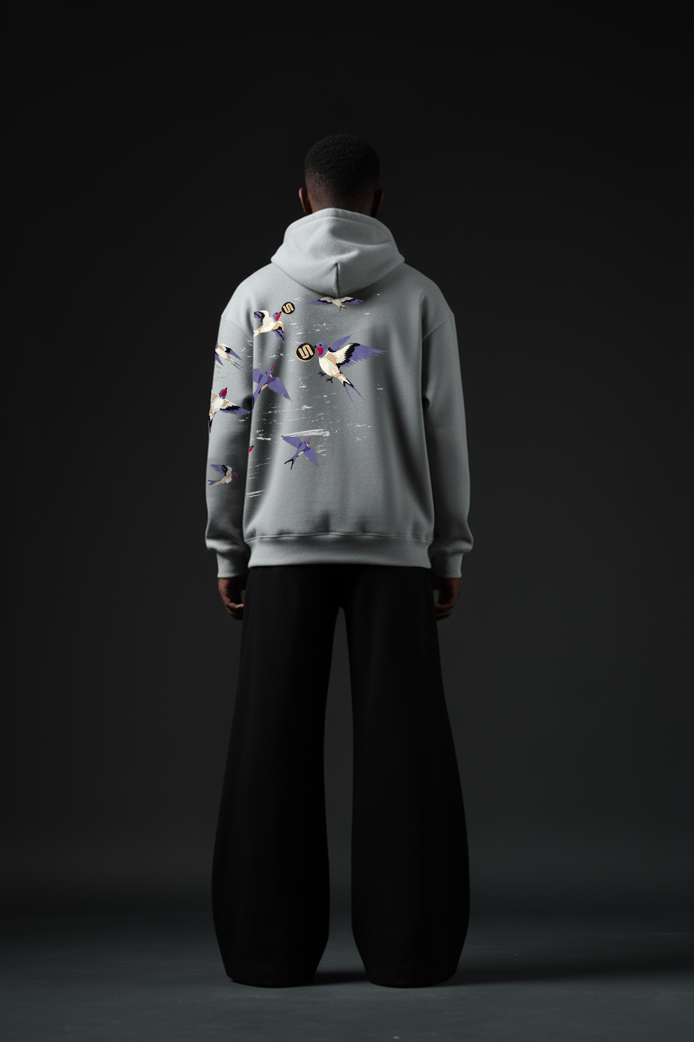 RISE ABOVE GREYWINGS HOODIE