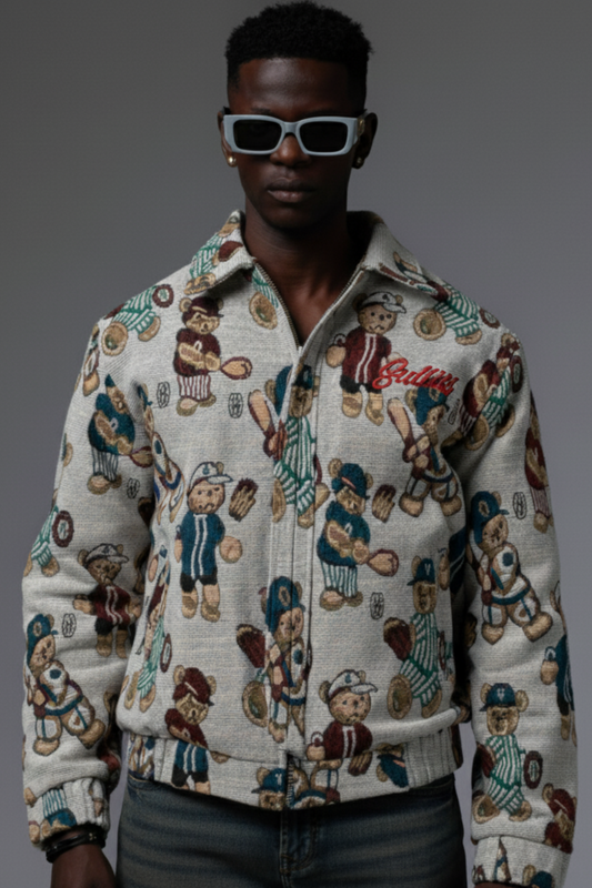 TEDDY JACQUARD JACKET