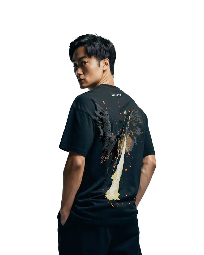 PYRO BLACK OVERSIZED T-SHIRT