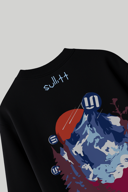 BLACK MOUNTAIN OVERSIZED T - SHIRT - SULLITT