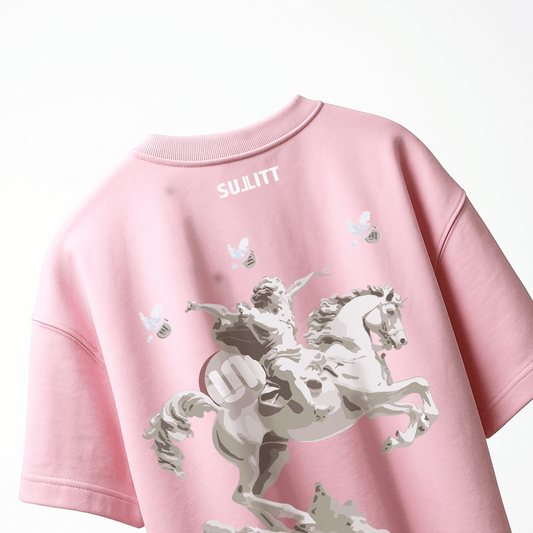 HORSE PINK OVERSIZED T - SHIRT - SULLITT