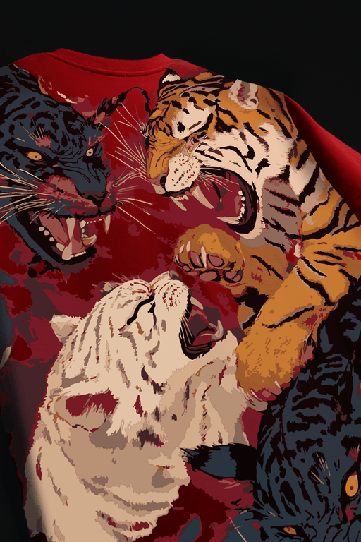 RIVAL ROAR TIGER RED TEE - SULLITT