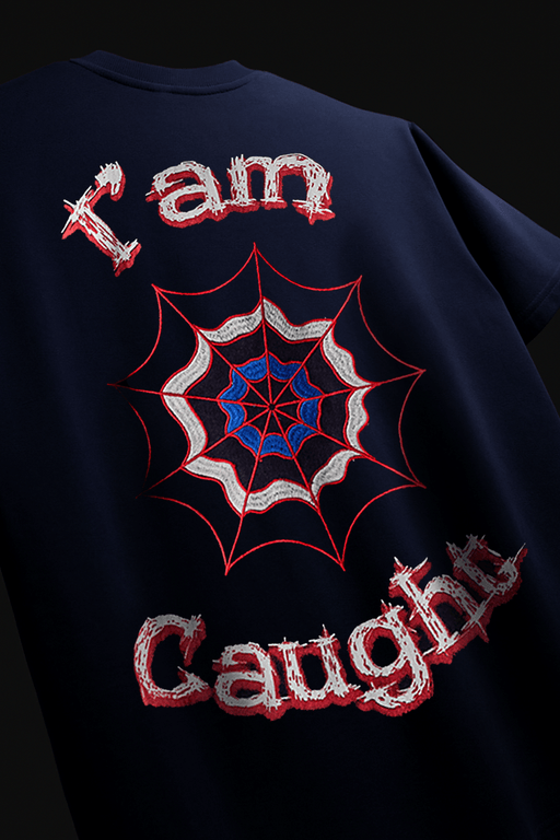 WEBBED UP NAVY BLUE TEE - SULLITT